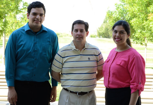 Benny Escobedo, Dr. Rudy Ortiz, and Susana Calderon