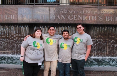 Summer 2017 Cohort in front of Hugh Kaul Human Genetics Building 